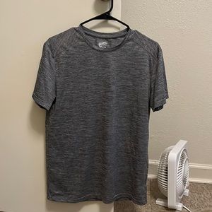 Gray dry fit shirt